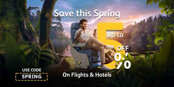 Get up to 5% off on your next destination